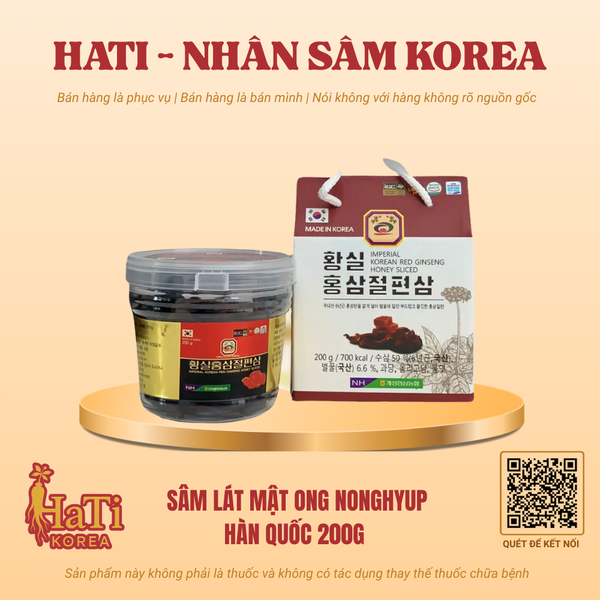 Sâm Lát Mật Ong Nonghyup Hàn Quốc 200g