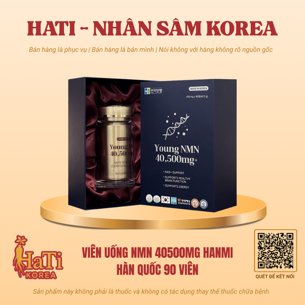 Viên Uống NMN 40500mg Hanmi Hàn Quốc 90 Viên