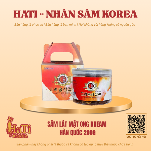 Sâm Lát Mật Ong Dream Hàn Quốc 200g