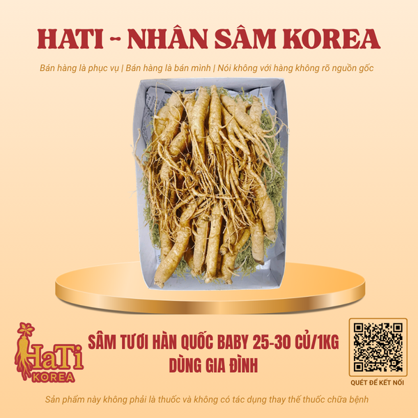 Sâm Tươi Hàn Quốc BaBy — Dùng Gia Đình